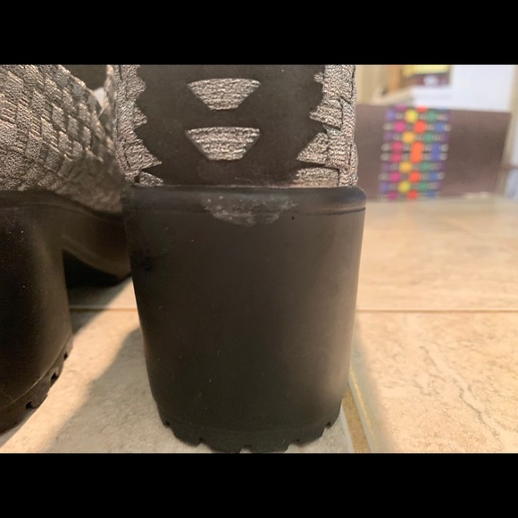 Bernie Mev Heels/Pumps PLATFORM PEEP TOE 40 Gray - Picture 8 of 8